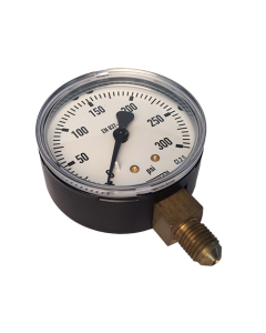  Pressure Gauge, 0 to 300PSI, Bottom Entry
