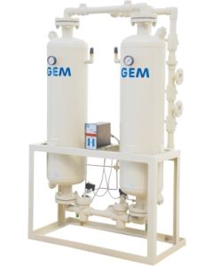 Heatless Compressed Air Dryer 20 CFM Dessicant Activated Alumina