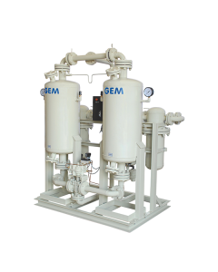 Heatless Compressed Air Dryer 300 CFM Dessicant Activated Alumina