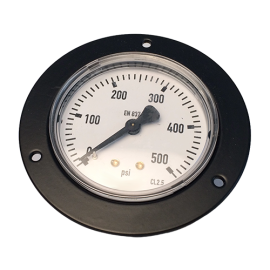 Pressure Gauge , 0 to 560 PSI,  Back Entry