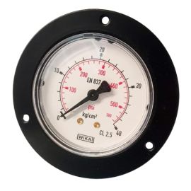 Pressure Gauge , 0 to 560 PSI,  Back Entry